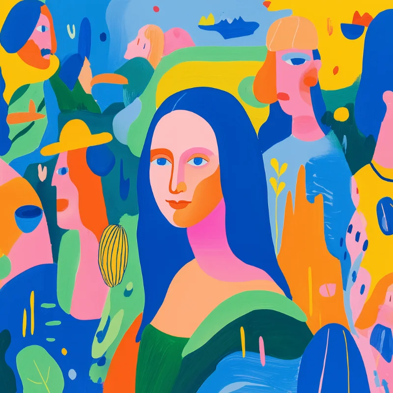 illustration with many elements for website creation